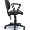 Silla Operativa Tiempo 3502 Tela con Brazos Fijos y Respaldo Bajo - Thumbnail Image 3