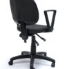 Silla Operativa Tiempo 3502 Tela con Brazos Fijos y Respaldo Bajo - Thumbnail Image 2