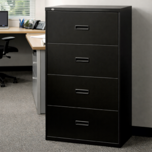 Archivero Horizontal 434L 4 Gavetas Tamaño Carta y Oficio