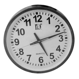 Reloj de Pared 33 cm Gris Industrial