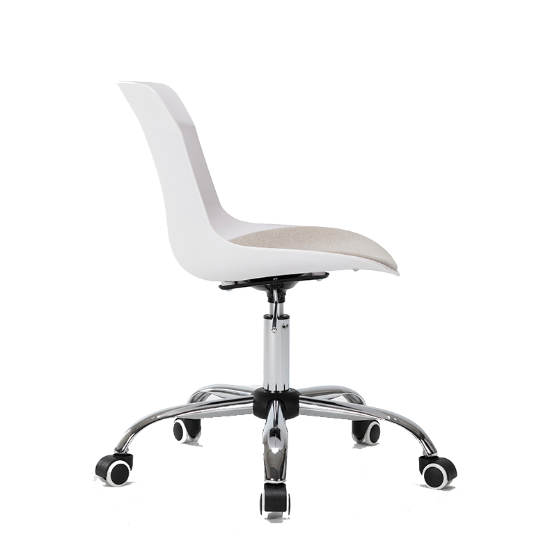 Silla de escritorio operativa blanca con soporte lumbar - Blanco – ZIK Home