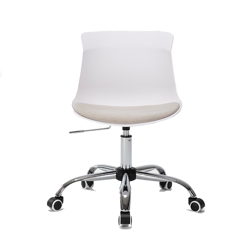 Silla de escritorio operativa blanca con soporte lumbar - Blanco – ZIK Home