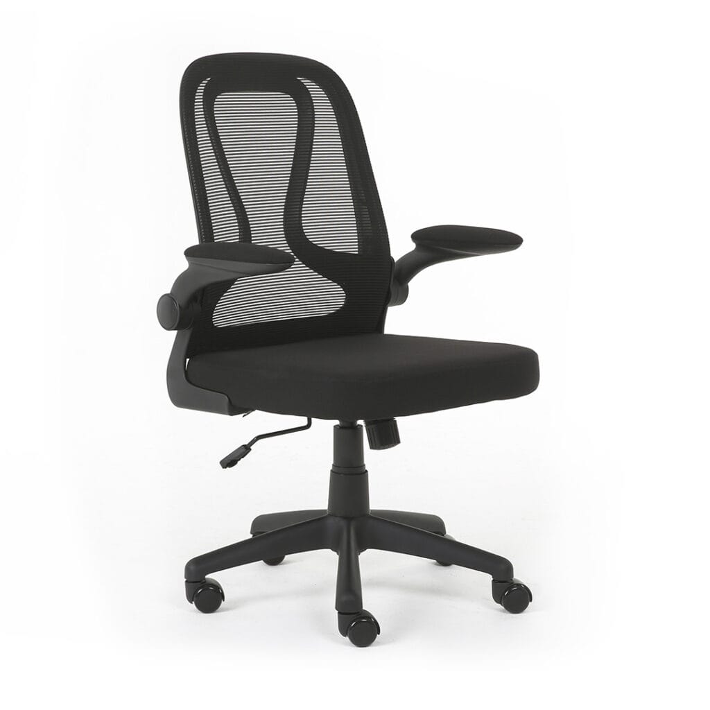 Silla Operativa E107 Mesh y Tela Color Negro Estructura Negro - OFIK S ...