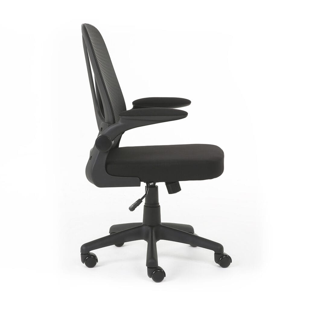 Silla Operativa E107 Mesh y Tela Color Negro Estructura Negro - OFIK S ...