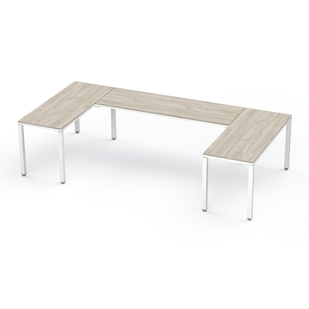 1350-Escritorio ejecutivo encino-blanco