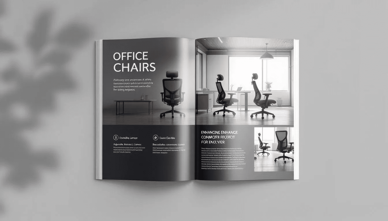 Sillas ergonómicas que mejoran la postura y la comodidad de los empleados.