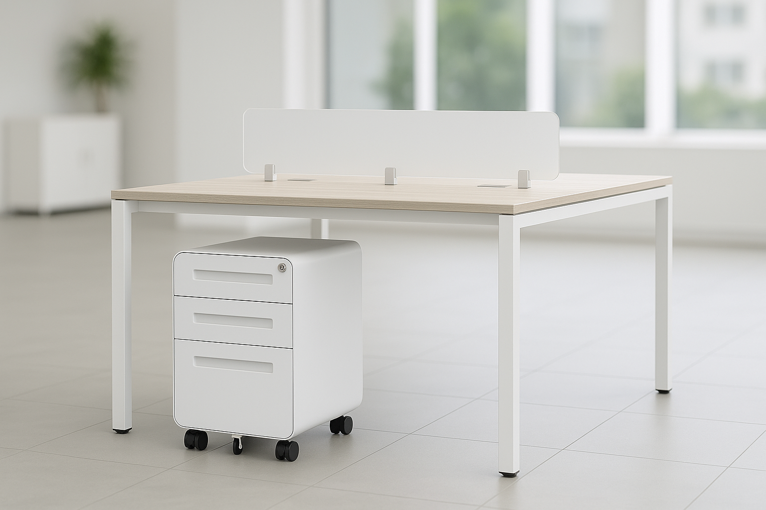 Imagen de una silla ergonómica de oficina con respaldo de malla, apoyabrazos ajustables y una base con ruedas, diseñada para ofrecer confort y funcionalidad en espacios de trabajo. Este mobiliario de oficina combina calidad y diseño moderno, ideal para mejorar la productividad en la empresa.