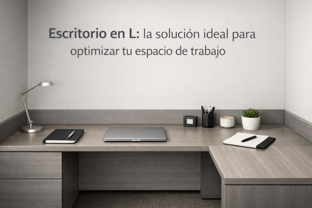 Escritorio en L: guía completa para elegir el mejor modelo para tu oficina y home office