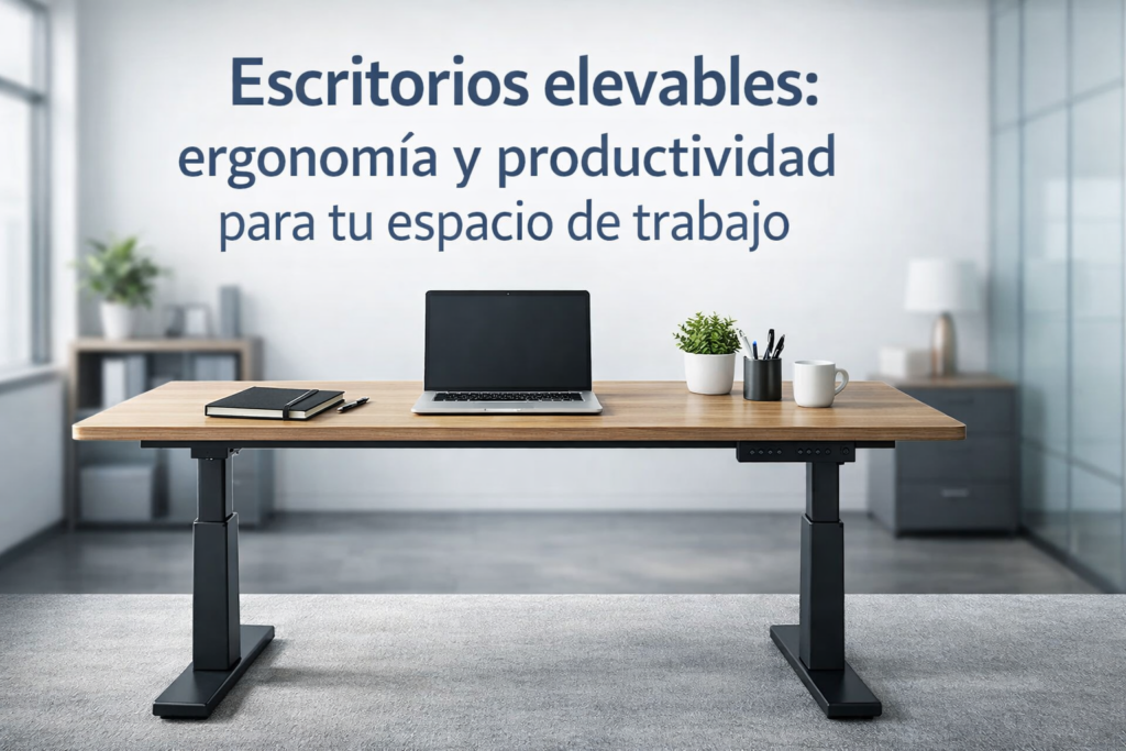 Escritorios elevables: guía completa para crear un espacio de trabajo ergonómico y productivo