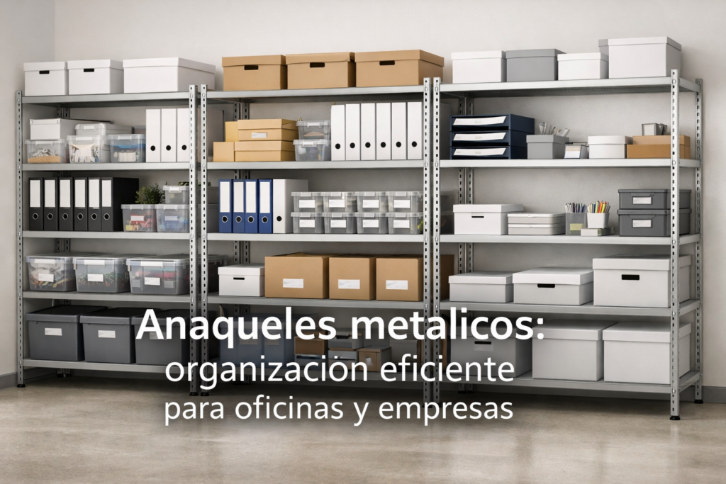 Anaqueles Metálicos: Guía completa para optimizar el espacio de almacenamiento