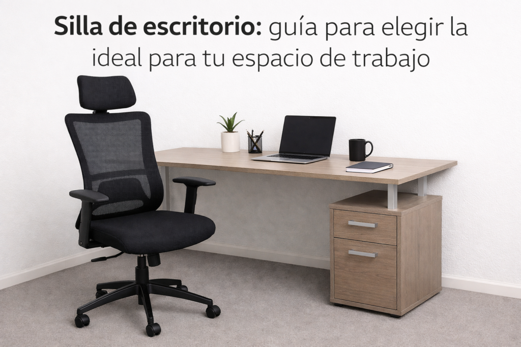 Silla de escritorio: guía completa para elegir la mejor opción para oficina y home office