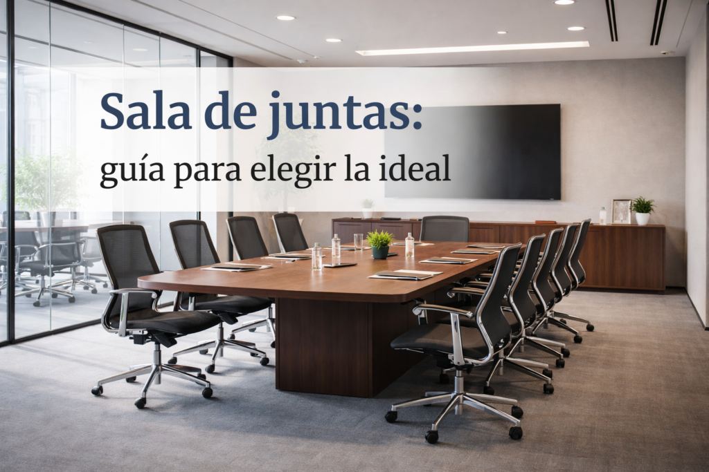 Sala de juntas: guía completa para diseñar un espacio de reuniones profesional y productivo