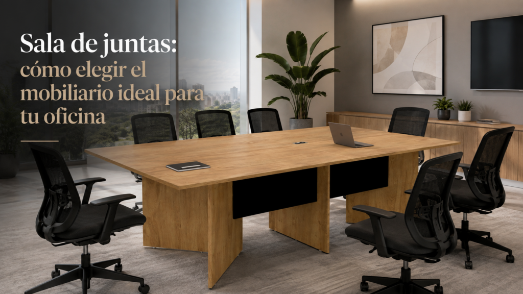 Sala de juntas: cómo elegir el mobiliario ideal para tu oficina