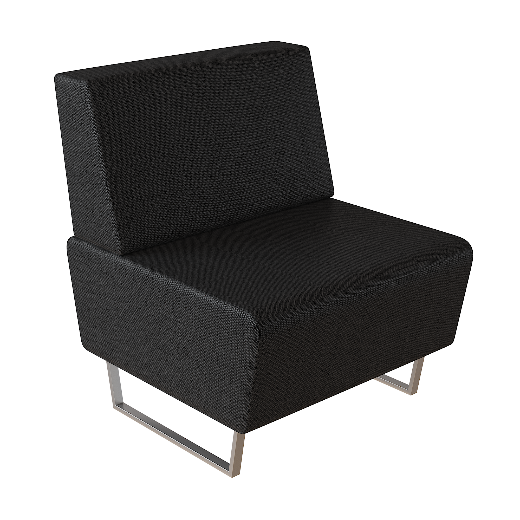 Sillón recto Attesa 911 con respaldo - Imagen 2