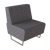Sillón recto Attesa 911 con respaldo - Thumbnail Image 3