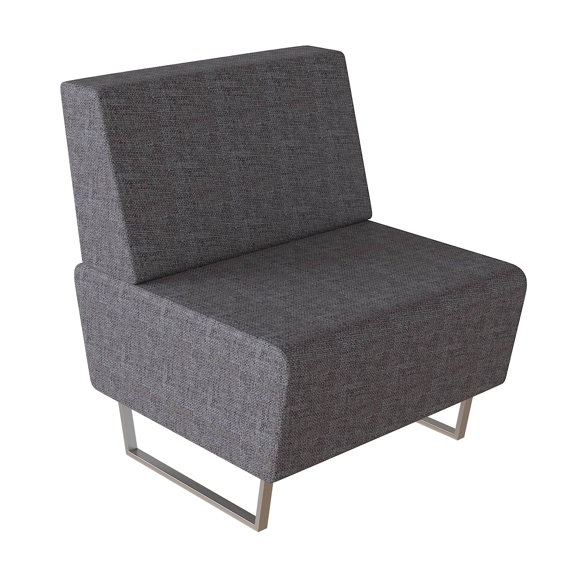 Sillón recto Attesa 911 con respaldo - Imagen 3