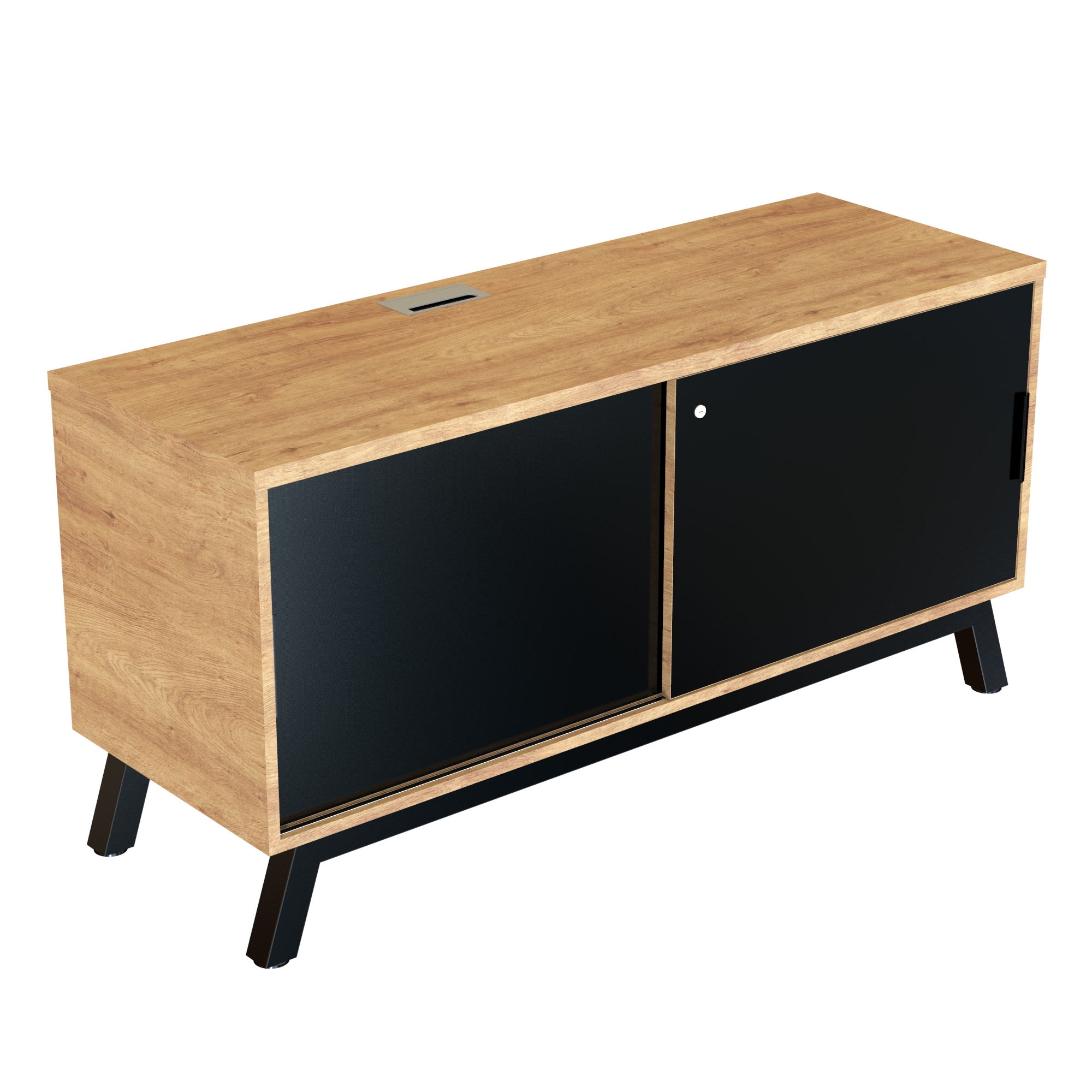 Credenza Alta Anzio M1021 con puerta corrediza 150 cm - Imagen 3
