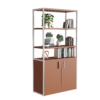 Librero Filio con credenza baja y puertas abatibles 180x90 cm - Thumbnail Image 1